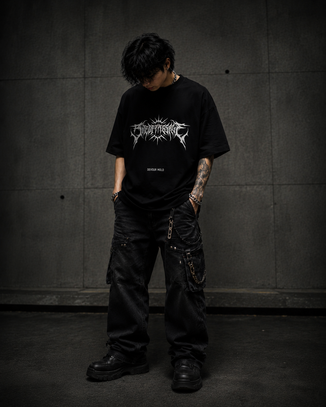 ZEVRAITH “Devour Mold” Oversized Tee