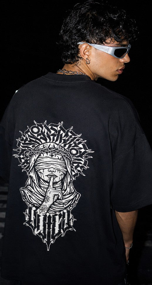 Silent Nun Dark Oversized Tee